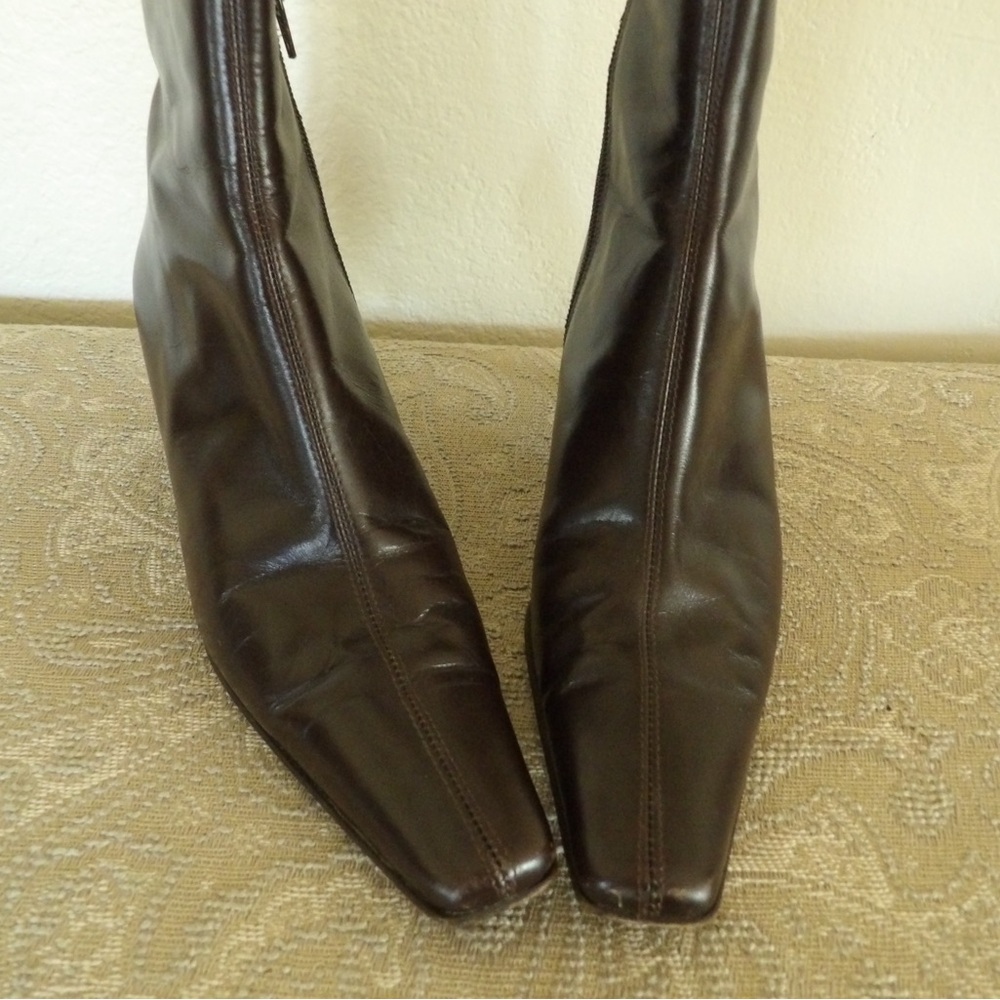 Vintage Barneys New York Italian Leather Y2K Ankle Boot